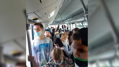 Отправляющиеся в Геленджик петербуржцы возмутились набитыми автобусами до самолета