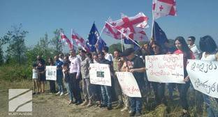 Грузинские активисты встретили годовщину "Пятидневной войны" акциями протеста