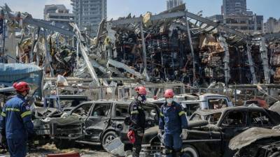 По меньшей мере 60 человек пропали без вести после взрыва в Бейруте