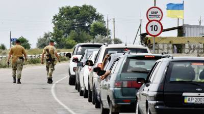Украина приостановит работу КПП на границе с Крымом с 9 по 30 августа