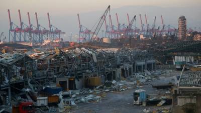 Турция готова помочь отстроить повреждённый взрывом порт в Бейруте