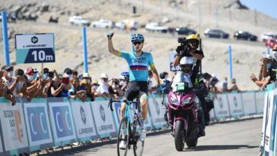 Велогонщик из Выборга одержал победу в состязании на горе Мон Ванту