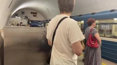 В метро ”Площадь Восстания” остановили поезд из-за забытого рюкзака