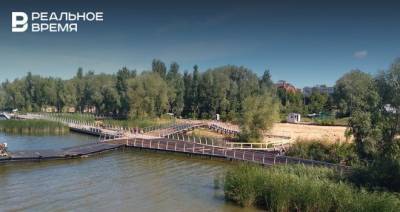 В Казани продолжается строительство второй очереди набережной озера Кабан — фото