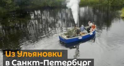 Российский инженер построил пароход и добирается на нем на дачу под Питером