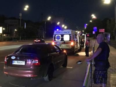 В центре Киева столкнулись «Газель» и Skoda, есть пострадавший