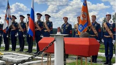 В Тверской области перезахоронили останки воинов, погибших в годы Великой Отечественной