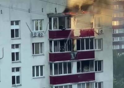Пожар произошел в квартире на востоке Москвы