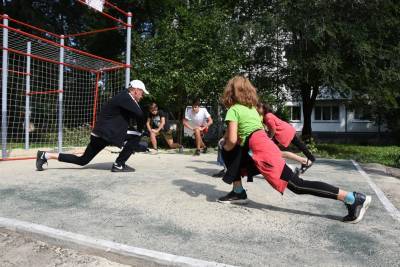 Приемка дворовых спортивных площадок началась в Ульяновске