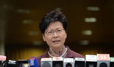 Китай ответит на санкции США против главы Гонконга