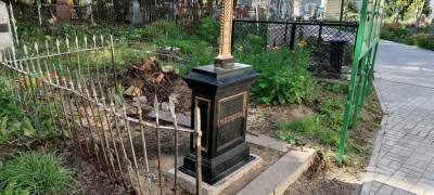 Вандалы испортили могилы на кладбище в Петрозаводске (ФОТО)