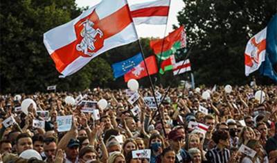 Белорусская оппозиция призвала народ «выходить на улицу, чтобы творить историю»