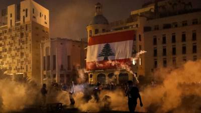 Более 100 военных пострадали в ходе протестов в Бейруте