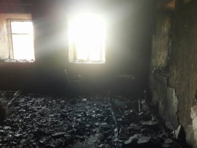 В Запорожской области обнаружили труп женщины в сгоревшем доме