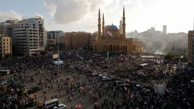 Свыше 700 человек пострадали в ходе протестов в Бейруте