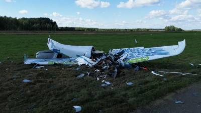 Легкомоторный самолет разбился под Калугой из-за ошибки пилота
