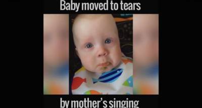Довела до слез малыша: мама спела хит, а ребенок не выдержал – эмоциональное видео