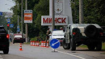 Милиция применила в Минске светошумовые гранаты