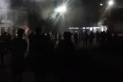 Автозак протаранил толпу протестующих Минске