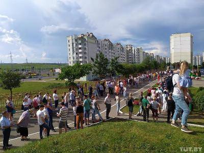 В Минске начали разгонять митингующих, несогласных с результатами выборов