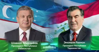 Эмомали Рахмон поздравил Шавката Мирзиёева с Днем независимости Узбекистана