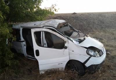 В России разбился микроавтобус с пассажирами из Донецкой области