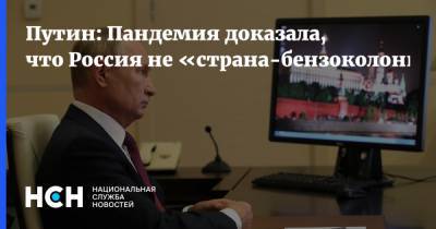 Путин: Пандемия доказала, что Россия не «страна-бензоколонка»