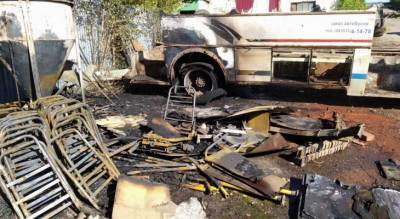 На красночетайском автодорожном предприятии случился пожар