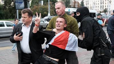 В МВД Белоруссии сообщили о задержаниях на акциях протеста в Минске