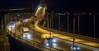 Почти 2 млн машин проехали по Крымскому мосту за лето