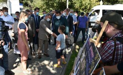 В Казани открыли обновленный сквер «Авангард» в Приволжском районе