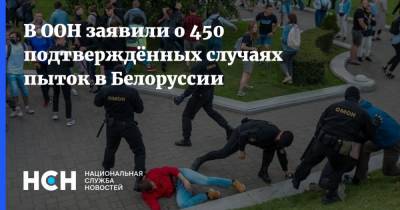В ООН заявили о 450 подтверждённых случаях пыток в Белоруссии