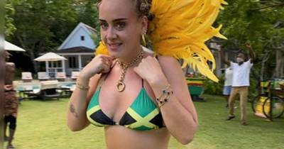 Фото Адель в бикини с флагом Ямайки оскорбило темнокожих фанатов