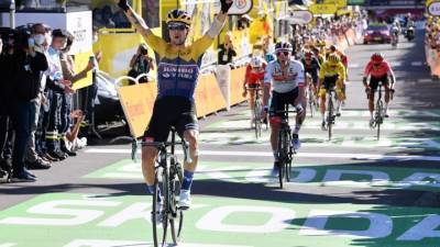 "Тур де Франс". Примож Роглич стал победителем четвертого этапа веломноговдневки