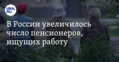 В России увеличилось число нуждающихся в работе пенсионеров