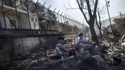 Евросоюз окажет помощь Греции после страшного пожара на Лесбосе
