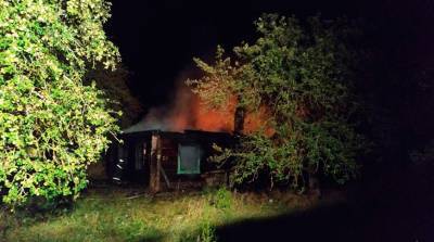 В Браславском районе при пожаре погиб мужчина