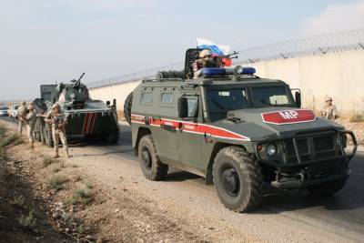 Подразделения ВС России и Турции провели совместное патрулирование в Сирии