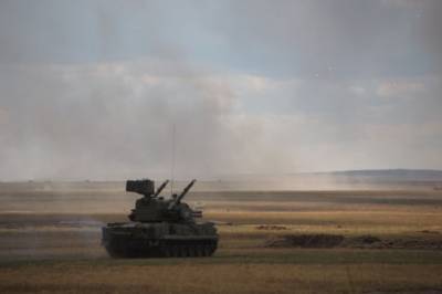 Белорусские танковые части отрабатывают оборону на западном направлении