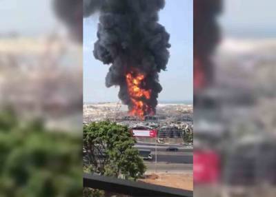 На территории порта Бейрута вспыхнул новый пожар