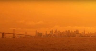 «Как перед концом света»: небо над Сан-Франциско стало оранжевым из-за пожаров (фото, видео)