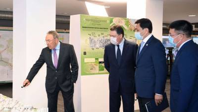 Нурсултану Назарбаеву представили план строительства Нур-Султана и модернизации инфраструктуры