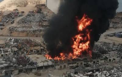 Пожар в Бейруте: президент Ливана не исключает поджога