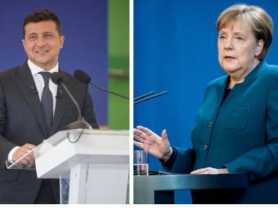 Зеленский и Меркель обсудили обострение на Донбассе