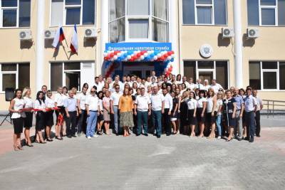 В Евпатории открыли обновленное здание ФНС