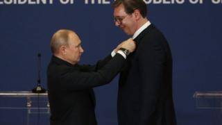 Путин извинился перед президентом Сербии за пост Марии Захаровой