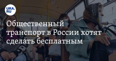 Общественный транспорт в России хотят сделать бесплатным