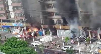 Опубликовано видео момента взрыва в гостинице в китайском Чжухае