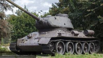 Приуроченная ко Дню танкиста стрельба из Т-34 в Подмосковье попала на видео