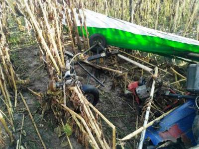 В Житомирской области разбился дельтаплан, пилот погиб